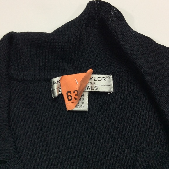 CAROLYN TAYLOR BLACK CARDIGAN - Picture 8 of 15